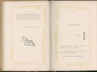 Le Livre de Jade. Poesies Traduites du Chinois. Signed presentation copy. "Nouvelle edition considerablement augmentee et ornee de vignettes et de gravures hors texte d'apres les artistes chinois".