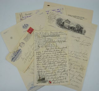 Item #15113 A correspondence between Mamie Seward Robertson York, of Texas to her daughter &...