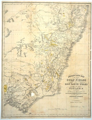 Item #15285 Philip's New Map of the Gold Fields of New South Wales and Part of Victoria...