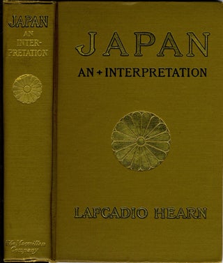 Item #15287 Japan. An Attempt at Interpretation. Lafcadio Hearn