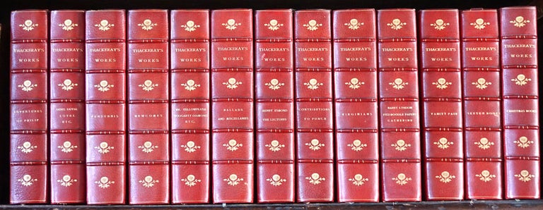 Item #15560 Works of William Makepeace Thackeray. Biographical Edition. Fine Binding. William Makepeace Thackeray.