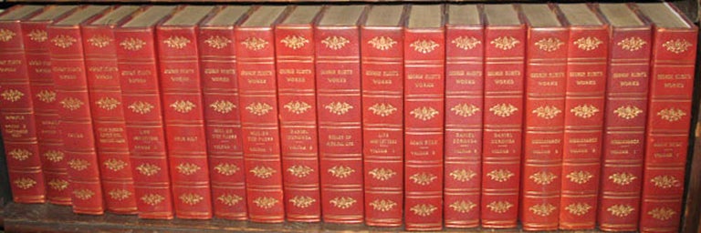 Item #15561 The Complete Works of George Eliot in Eighteen Volumes. The Westminster Edition. George Eliot.
