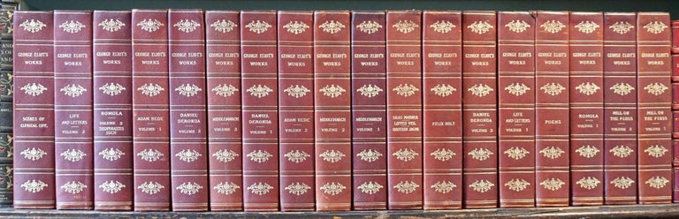 Item #15561 The Complete Works of George Eliot in Eighteen Volumes. The Westminster Edition. George Eliot.