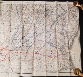 Map of the Richmond and Louisville Railroad, Connecting the Railroads of Virginia with the Railroads of Kentucky on the Shortest Route East and West from the Mississippi Valley to the Atlantic Ocean.