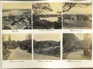 Photograph album of Sydney, NSW, New Zealand, Fiji, Victoria.