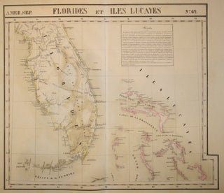 Item #15843 Florides et Iles Lucayes, Amer. Sep. No. 62. Philippe Marie Vandermaelen