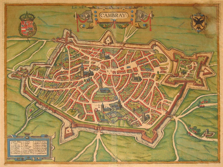 Item #15871 La Ville de Cambray. Braun, Hogenberg.