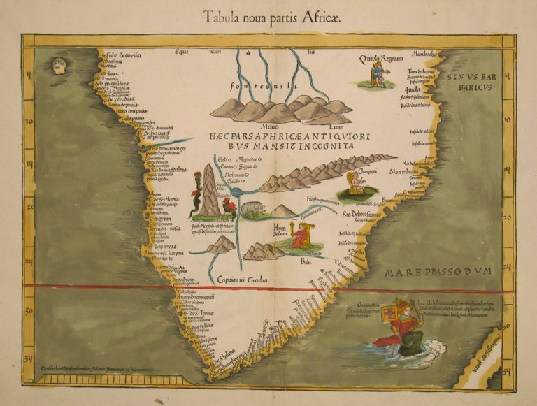 Item #15881 Tabula Nova Partis Africae. Laurent. Ptolemy Fries.