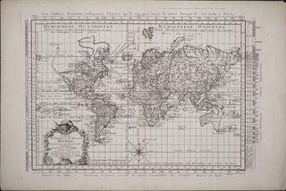 Item #15918 Carte de l'Ancien et du Nouveau Monde, suivant une Projection Nouvelle, dirigee par...
