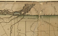 Map of the Northern Part of the State of New York Compiled from actual Survey by Amos Lay & Arthur J. Stansbury 1801.