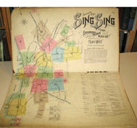 Item #15960 Sanborn Map of Sing Sing for the exclusive use of F.J. Washburn. Agent N.Y. Nov 1897. Sanborn Atlas, NY Ossining.