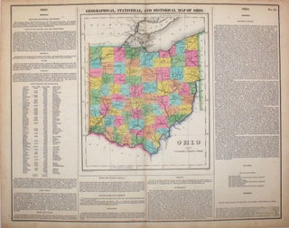 Item #15966 Geographical, Statistical, and Historical Map of Ohio. Ohio, Henry Carey, Isaac Lea