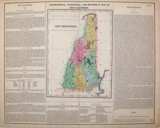 Item #15978 Geographical, Statistical, and Historical Map of New Hampshire. New Hampshire, Henry...