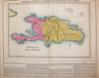 Item #15987 Geographical, Statistical, and Historical Map of Hispaniola, or St. Domingo....