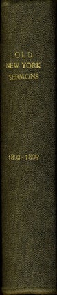 Item #16066 Old New York Sermons. Rev. John Cornelison, compiler