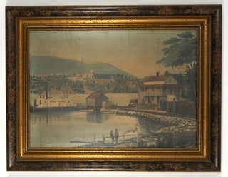 Item #16153 [View of West Point from Garrison Across the Hudson, showing the old ferry "West...