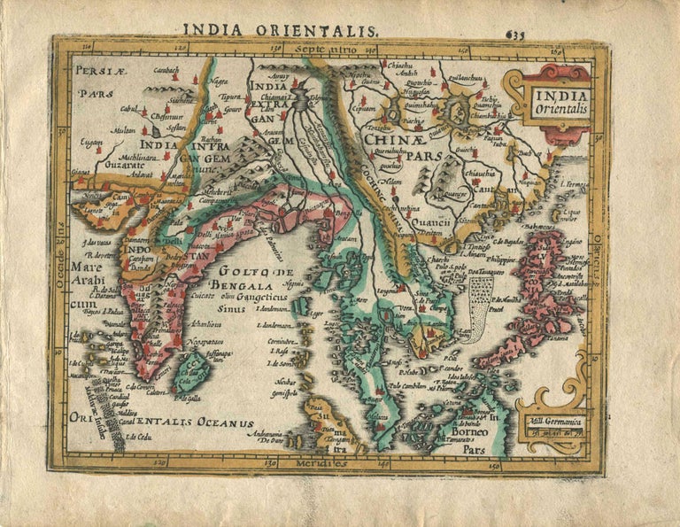 Item #16235 India Orientalis. Gerhard Mercator.