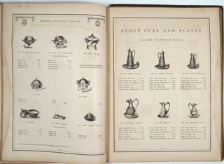 Illustrated Catalogue and Price List of Heavily Plated Goods Manufactured by the Meriden Britannia Co. West Meriden, Conn.