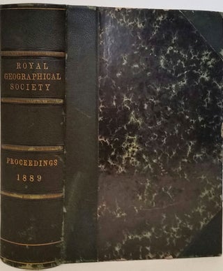 Proceedings of the Royal Geographical Society of London, Volume V - XIV, 1883 through 1892,10 volumes of the Journal of the RGS.