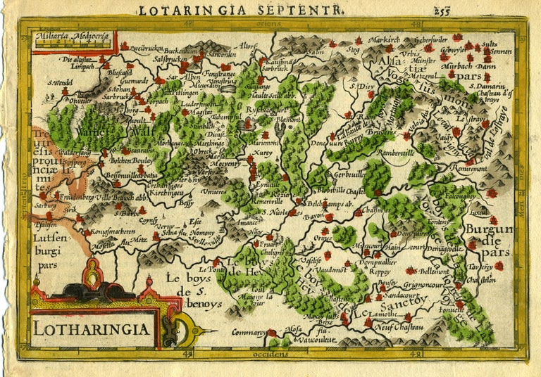 Item #16390 Lotharingia, [France, Luxembourg, Germany]. Gerhard Mercator.