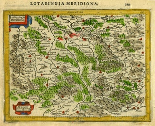 Item #16391 Lotharingia Meridiona., [Germany, France]. Gerhard Mercator