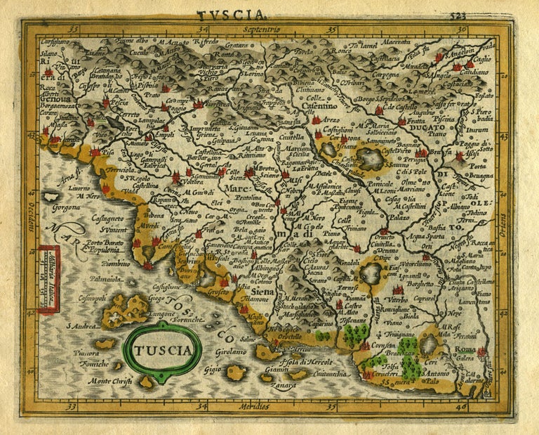 Item #16394 Tuscia, [Italy]. Gerhard Mercator.