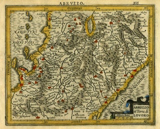 Item #16396 Abruzzo et Terra di Lovoro, [Italy]. Gerhard Mercator