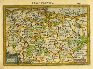 Item #16405 Brandeburg et Pomerania, [Germany]. Gerhard Mercator
