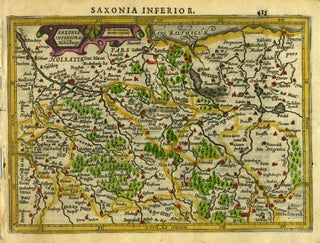 Item #16409 Saxonia Inferior et Mekleburg, [Germany]. Gerhard Mercator