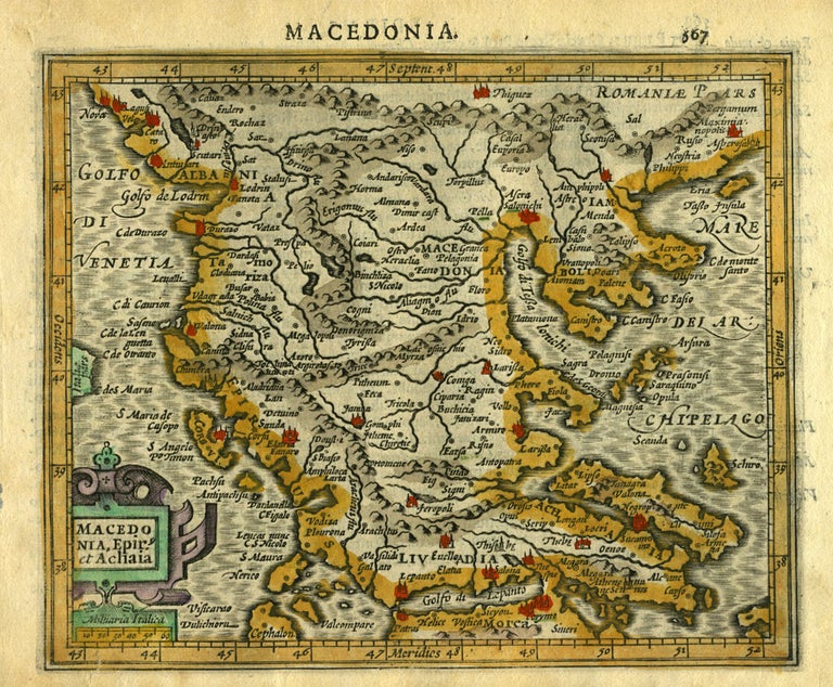 Item #16412 Macedonia, Epir. et Achaia, [Macedonia, Greece]. Gerhard Mercator.