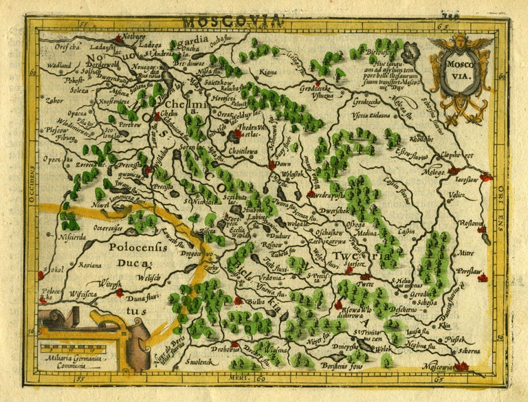 Item #16426 Moscovia [Russia]. Gerhard Mercator.
