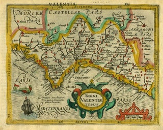 Item #16432 Regni Valentiae Typus [Spain]. Gerhard Mercator