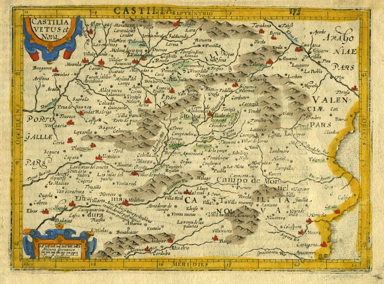 Item #16435 Castilia Vetus et Nova [Spain]. Gerhard Mercator.