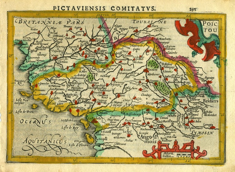 Item #16439 Poictou [France]. Gerhard Mercator.