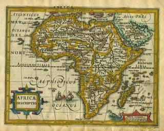 Item #16447 Africae Descriptio. [Africa]. Gerhard Mercator