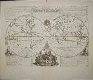 Item #16453 Mappe-Monde pour Connoitre les Progres & les Conquestes les Plus Remarquables des...