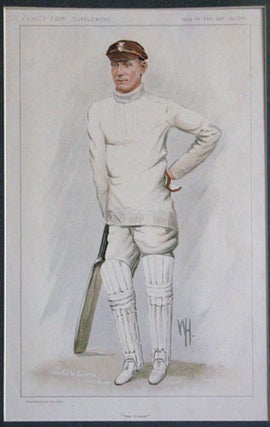 Item #16545 "Test Cricket". J. B. Hobbs. Vanity Fair Supplement. Men of the Day. No. 2283....