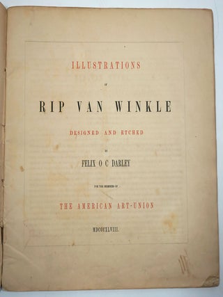 Rip Van Winkle Illustrated by F. O. C. Darley.