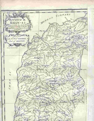 Item #16712 Province IX Shan-Si, Drawn on the Spot by the Peres de Tartre & Cordoso in the Year...