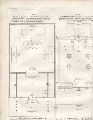 Item #16720 [Architectural plan of the Ti vang myau and the Que tse Kyen, Halls of Ceremony, from...