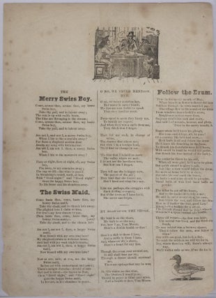 Item #16817 The Merry Swiss Boy (Broadside Ballad