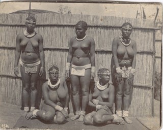 Item #16853 Photograph of the Wives and Daughters of a Zulu
