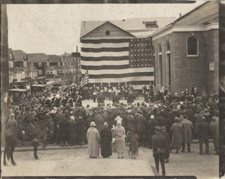 Item #16866 New York Masonic Lodge dedication photograph