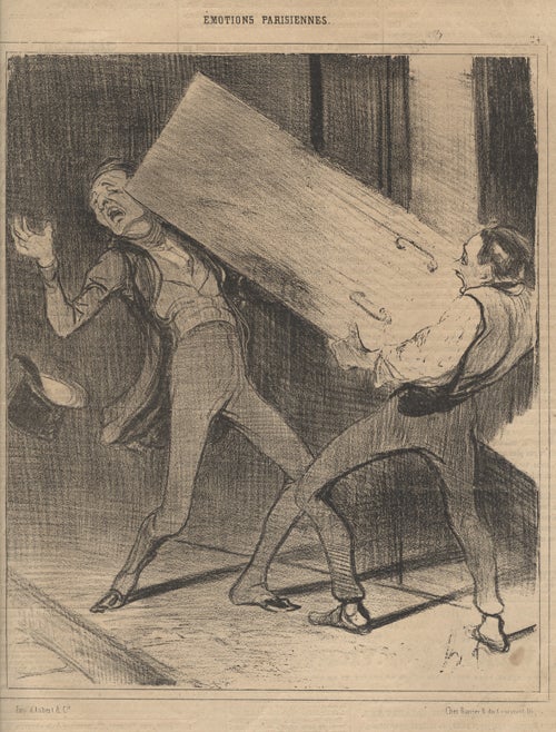 Item #16929 Emotions Parisiennes (Parisian Emotions) - "Ah!... Excusez…. Honore Daumier.