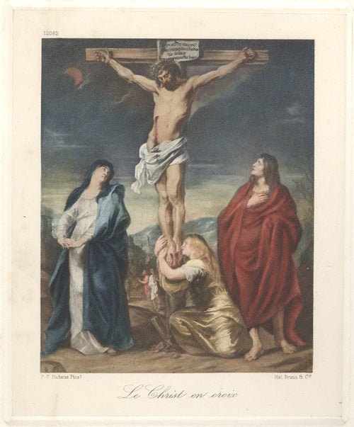 Item #16937 Le Christ en croix. Pierre-Paul Rubens.