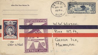Item #16952 Charles Lindbergh Airmail Postal Cover