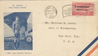 Item #16953 Charles Lindbergh Airmail Postal Cover