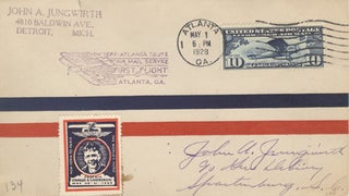 Item #16956 Charles Lindbergh Airmail Postal Cover