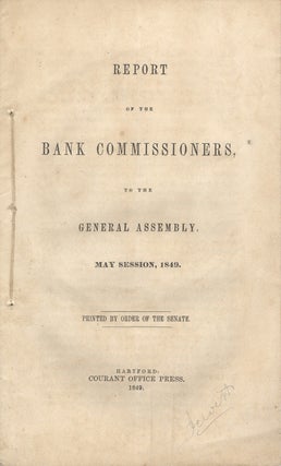 Item #16964 Report of the Bank Commissioners to the Connecticut General Assembly