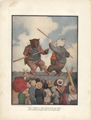 Item #16985 The Roosevelt Bears at a County Fair (Color Print). V. Floyd Campbell